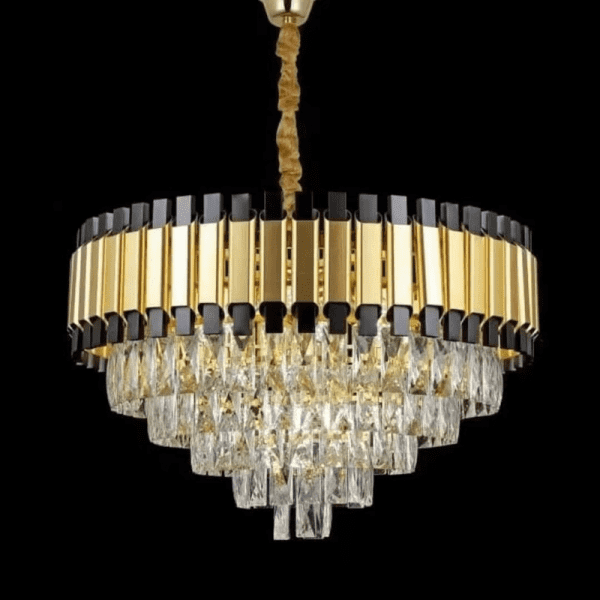 Hot Sale Black And Gold Chandelier Modern Dining Room Light ...