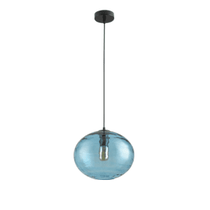 smoked glass pendant light