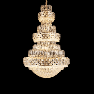 Round crystal chandelier