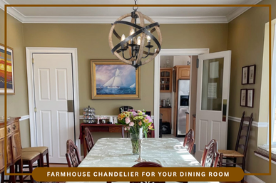 News 21 Farmhouse Chandelier