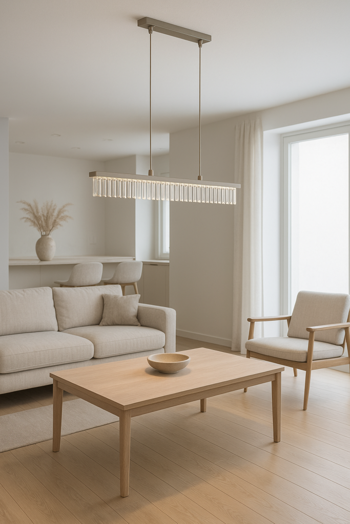 Trends to Watch Minimalist Crystal Chandeliers for Modern Homes 1 Minimalist crystal chandelier